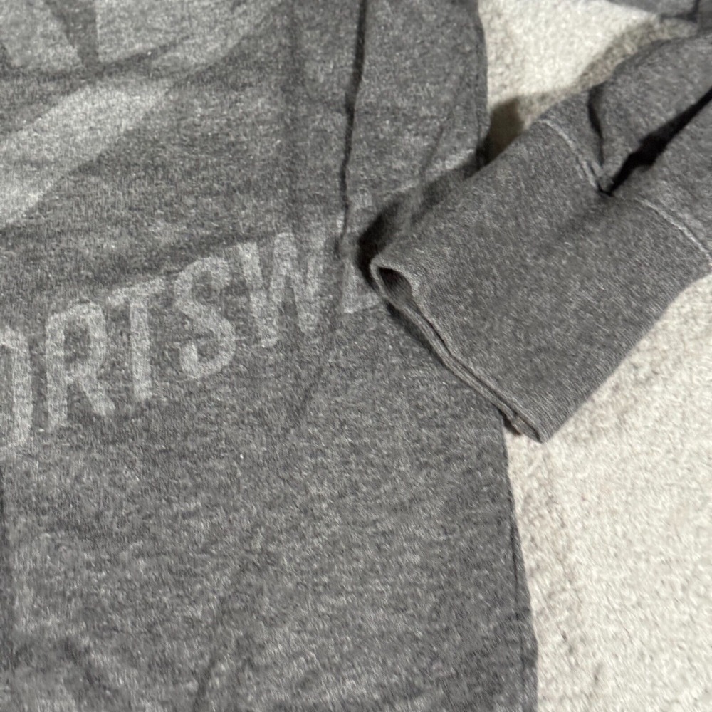 Nike Long Sleeve Sweater Gray Women's Size Large Womens Sportswear Graphic Print - Picture 3 of 8